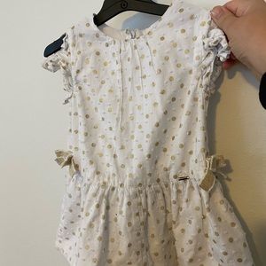Toddler girls jumper with shorts and bows